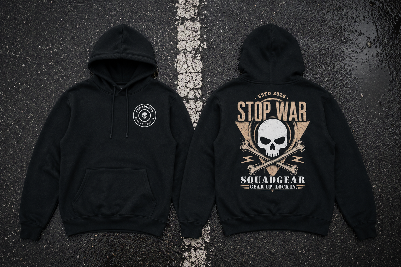 Squadgear Stop War Hoodie