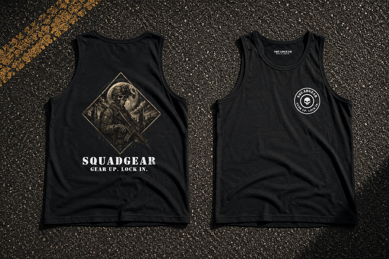 Squadgear Premium Tank Top | Streetwear | Gym