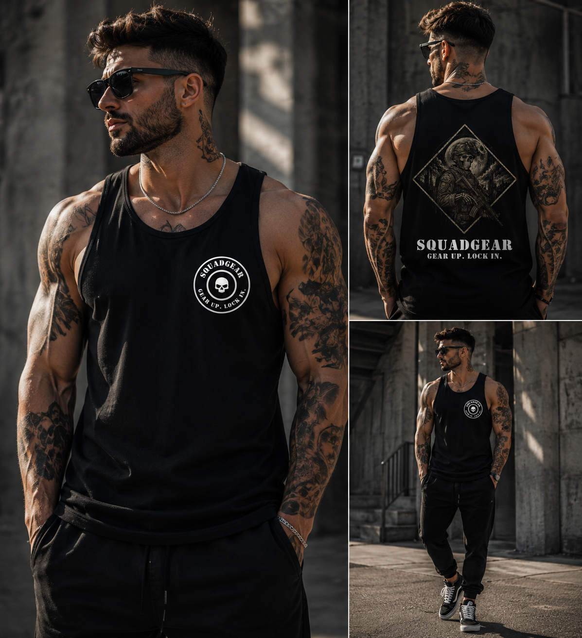 Squadgear Premium Tank Top | Streetwear | Gym