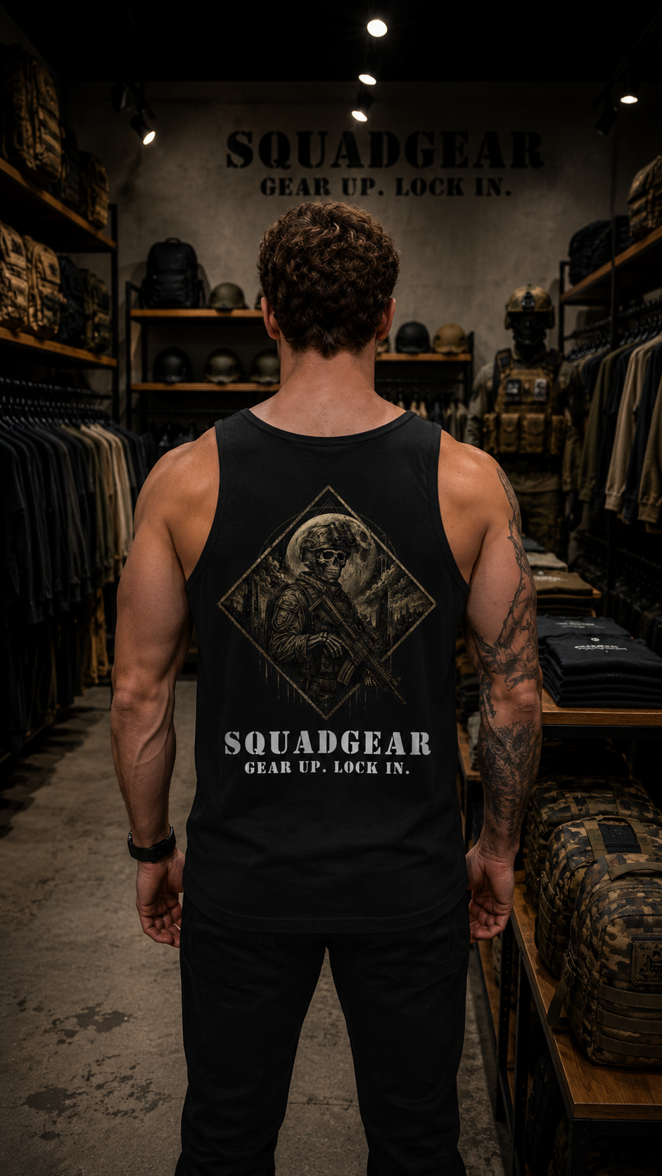 Squadgear Premium Tank Top | Streetwear | Gym