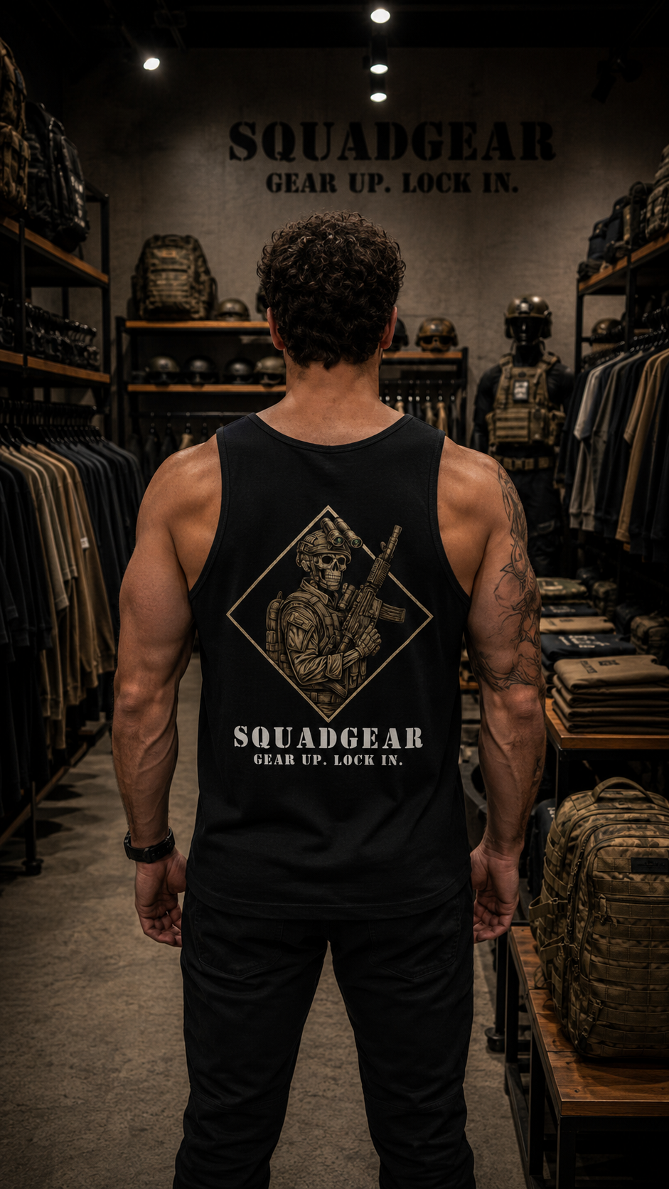 SquadGear Premium Tank Top | Streetwear | Gym